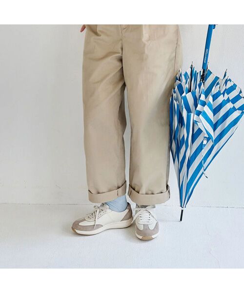 ing / イング スニーカー | 【レイン対応】レザースニーカー（アイボリー）