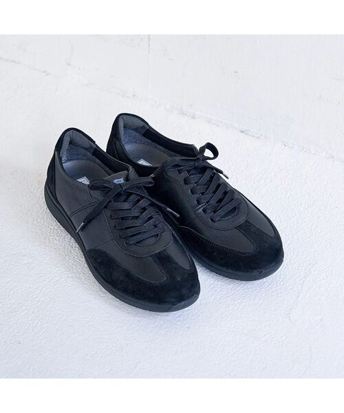 ing / イング スニーカー | 【レイン対応】レザースニーカー（ブラック）