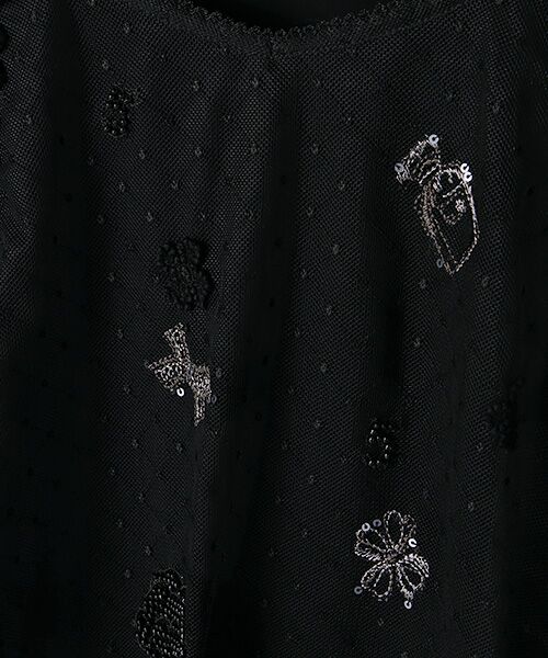 INGEBORG / インゲボルグ シャツ・ブラウス | 【アウトレット】ノルディックストレッチシフォン×レースブラウス | 詳細1