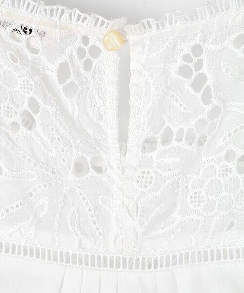 INGEBORG / インゲボルグ キャミソール・チューブトップ | 【アウトレット】アイレットフラワー刺繍キャミブラウス | 詳細4