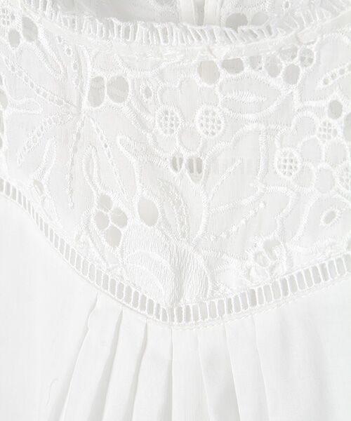 INGEBORG / インゲボルグ キャミソール・チューブトップ | 【アウトレット】アイレットフラワー刺繍キャミブラウス | 詳細5