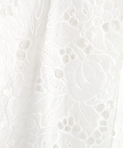 INGEBORG / インゲボルグ ロング・マキシ丈スカート | 【アウトレット】アイレットフラワー刺繍スカート | 詳細1