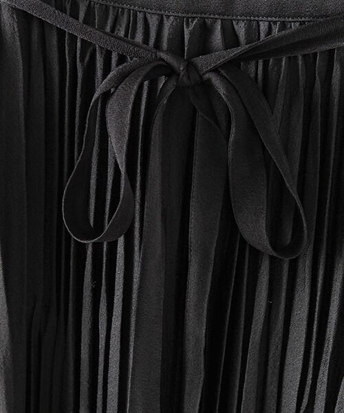 INGEBORG / インゲボルグ ロング・マキシ丈スカート | 【アウトレット】デニム風プリントふわゆるプリーツスカート  | 詳細1