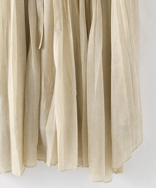 INGEBORG / インゲボルグ ロング・マキシ丈スカート | 【アウトレット】デニム風プリントふわゆるプリーツスカート  | 詳細4