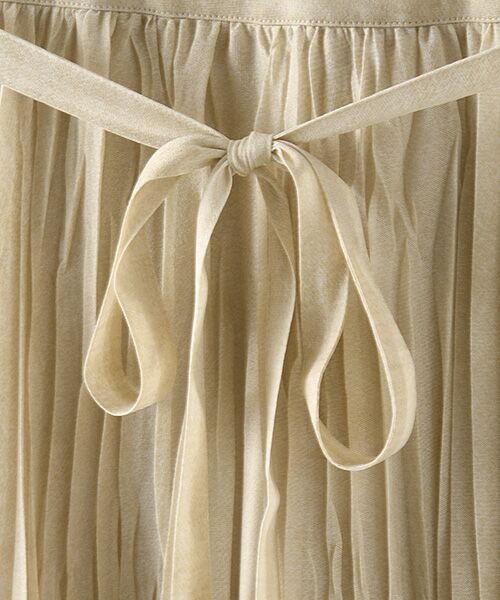 INGEBORG / インゲボルグ ロング・マキシ丈スカート | 【アウトレット】デニム風プリントふわゆるプリーツスカート  | 詳細7