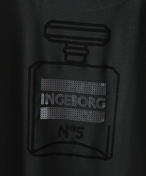 INGEBORG / インゲボルグ チュニック | 【アウトレット】スムース素材香水瓶柄チュニック | 詳細1