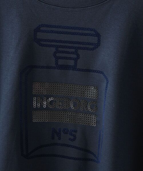 INGEBORG / インゲボルグ Tシャツ | 【アウトレット】スムース素材香水瓶柄Tシャツ | 詳細9