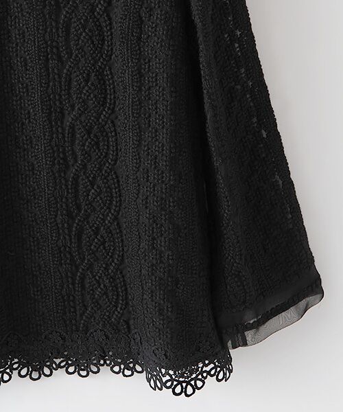 INGEBORG / インゲボルグ シャツ・ブラウス | 【アウトレット】ケーブルエンブロイダリーブラウス | 詳細3