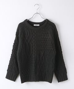 【アウトレット】アラン編みセーター