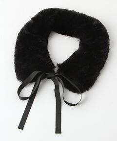 【アウトレット】クリーミーファー付け衿