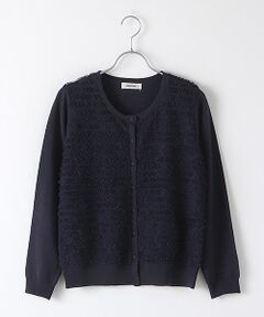 【OUTLET】前面横フリルレースカーディガン