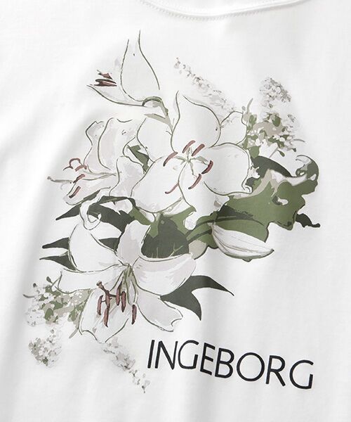 INGEBORG / インゲボルグ Tシャツ | 【OUTLET】カサブランカプリントカットソー | 詳細2