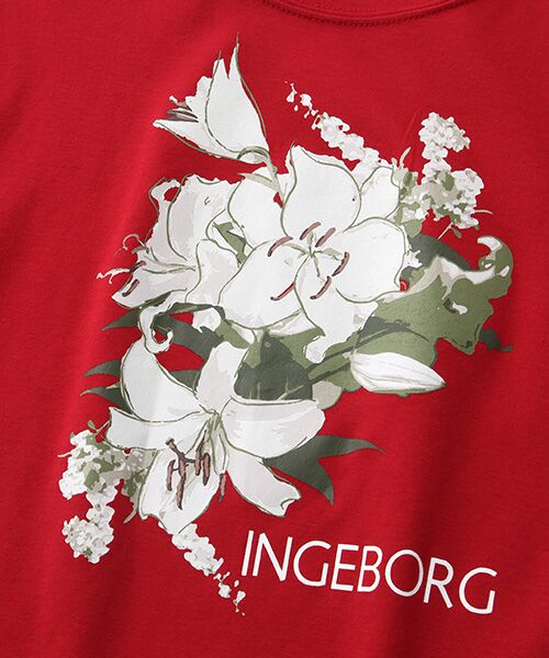 INGEBORG / インゲボルグ Tシャツ | 【OUTLET】カサブランカプリントカットソー | 詳細3