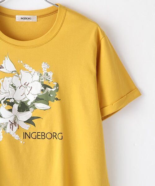 INGEBORG / インゲボルグ Tシャツ | 【OUTLET】カサブランカプリントカットソー | 詳細5