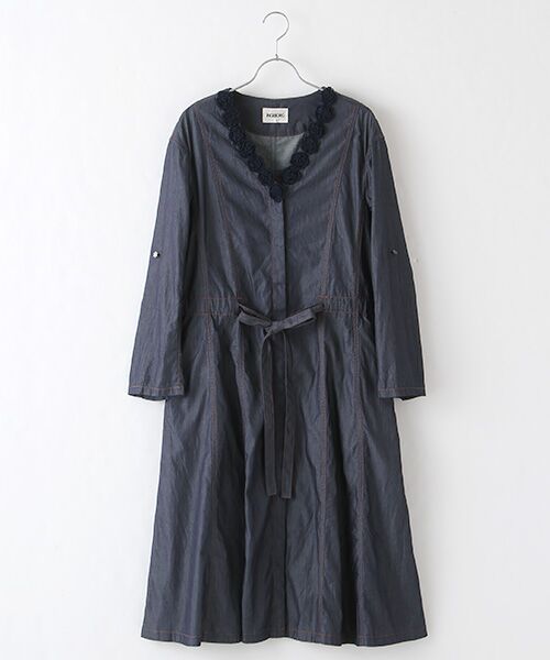 セール フラワーモチーフデニムワンピース ロング マキシ丈ワンピース Ingeborg インゲボルグ ファッション通販 タカシマヤファッションスクエア