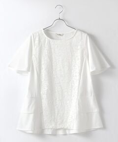 【OUTLET】ボンディングオパールチュニックブラウス