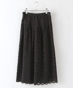 【OUTLET】ジャガードレースマキシスカート