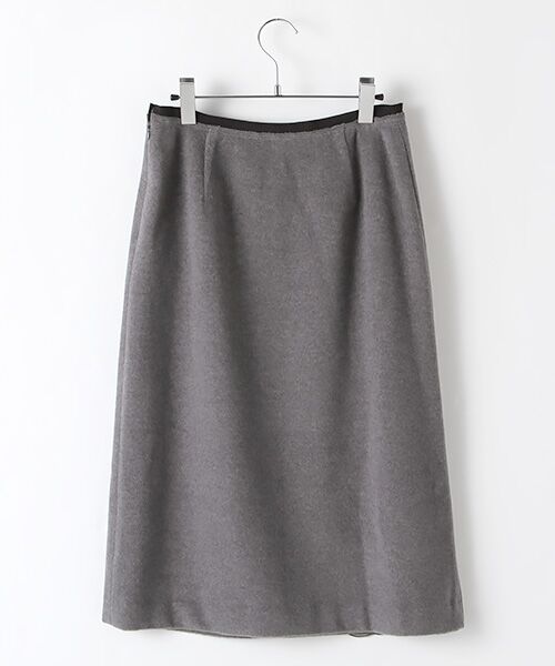 INGEBORG / インゲボルグ ロング・マキシ丈スカート | 【アウトレット】アンゴラビーバーフラワーカットスカート | 詳細2