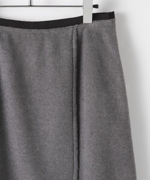 INGEBORG / インゲボルグ ロング・マキシ丈スカート | 【アウトレット】アンゴラビーバーフラワーカットスカート | 詳細3