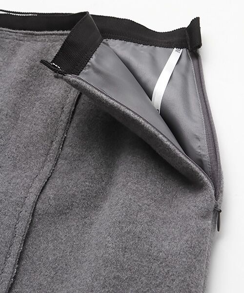 INGEBORG / インゲボルグ ロング・マキシ丈スカート | 【アウトレット】アンゴラビーバーフラワーカットスカート | 詳細5