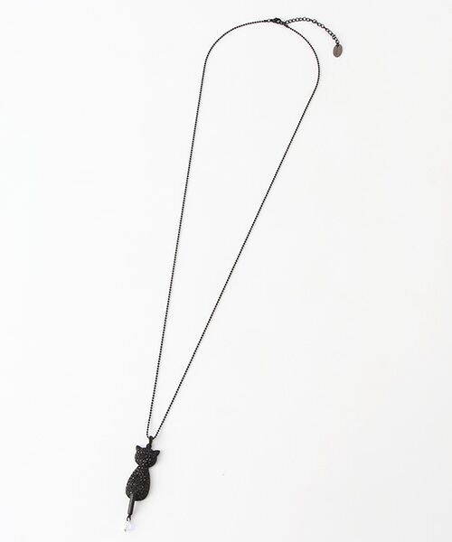 セール】 【OUTLET】キラキラねこネックレス （ネックレス
