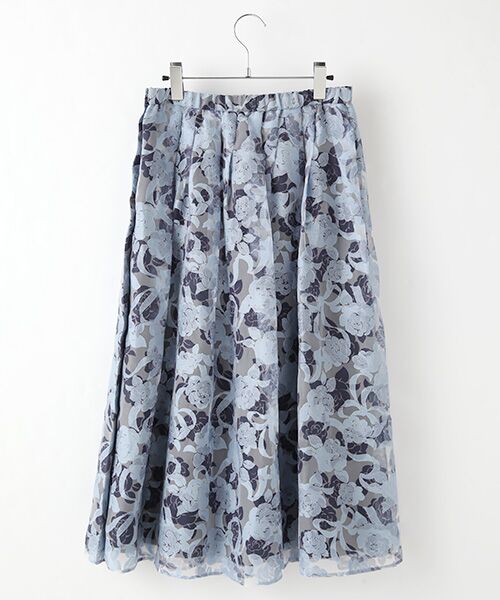 INGEBORG / インゲボルグ ロング・マキシ丈スカート | 【アウトレット】カメリアオパール加工スカート | 詳細1