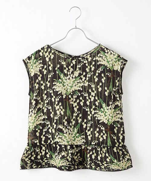 セール】 【OUTLET】スズランpt.ペプラムブラウス （シャツ・ブラウス