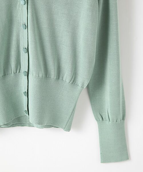 INGEBORG / インゲボルグ カーディガン・ボレロ | 【OUTLET】シルクコットンニットアンサンブル | 詳細6