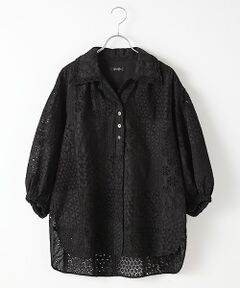 【アウトレット】パッチワークレースブラウスジャケット