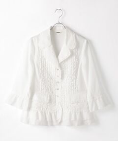 【OUTLET】ゴージャスピコフリルブラウスジャケット