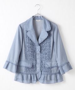 【OUTLET】ゴージャスピコフリルブラウスジャケット