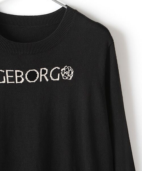 INGEBORG / インゲボルグ ニット・セーター | 【OUTLET】【完全予約販売】ロゴニットチュニック | 詳細2