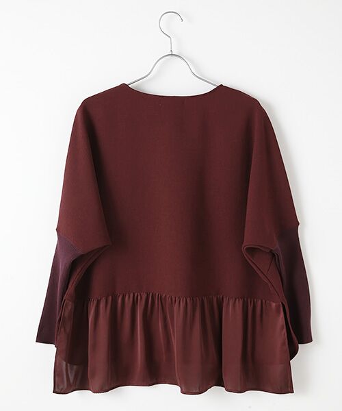 INGEBORG / インゲボルグ シャツ・ブラウス | 【OUTLET】リブニットスリーブプルオーバー | 詳細2