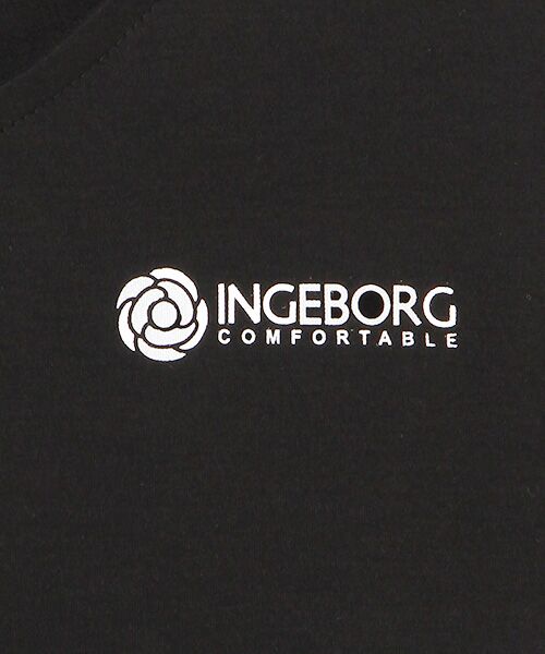 INGEBORG / インゲボルグ カットソー | 【OUTLET】〈インゲボルグスポーツライン〉カメリア＆ロゴpt. ロングスリーブカットソー | 詳細1