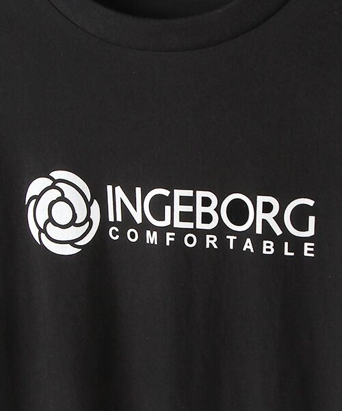 INGEBORG / インゲボルグ カットソー | 【OUTLET】〈インゲボルグスポーツライン〉カメリア＆ロゴpt. カットソー | 詳細4
