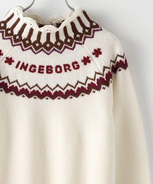 INGEBORG / インゲボルグ ニット・セーター | 【OUTLET】タスマニアラムウールニットプルオーバー | 詳細3