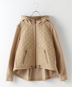 【OUTLET】超高密度タフタ中綿フーディブルゾン