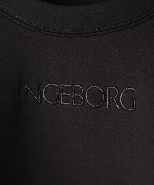 INGEBORG / インゲボルグ スウェット | 【OUTLET】ロゴ刺繍入カジュアルプルオーバー | 詳細4