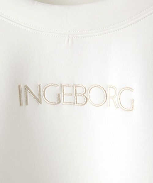 INGEBORG / インゲボルグ スウェット | 【OUTLET】ロゴ刺繍入カジュアルプルオーバー | 詳細5