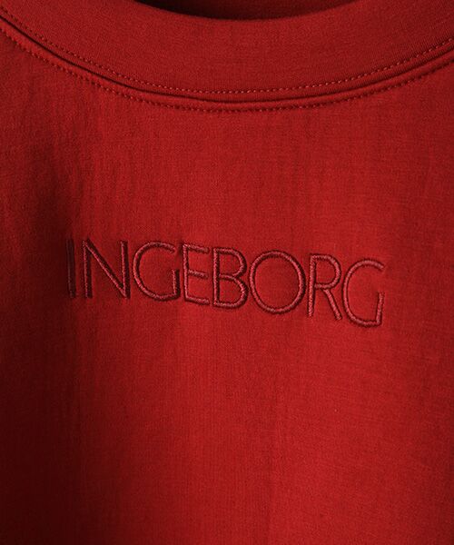 INGEBORG / インゲボルグ スウェット | 【OUTLET】ロゴ刺繍入カジュアルプルオーバー | 詳細7