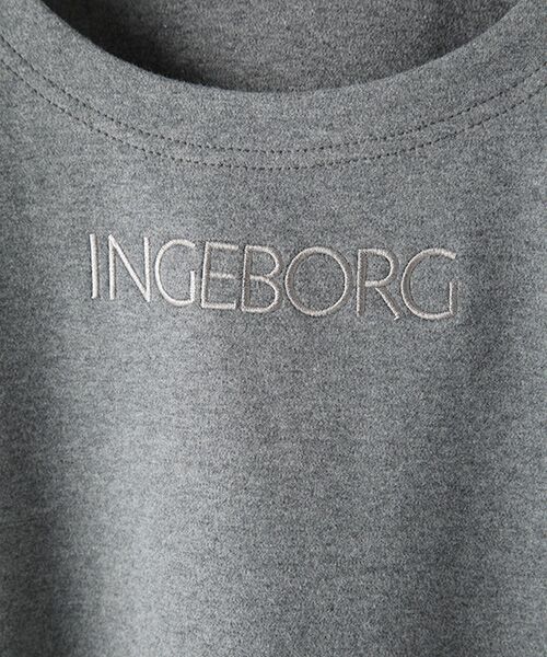 INGEBORG / インゲボルグ カットソー | 【OUTLET】ロゴ刺繍入ロングスリーブカットソー | 詳細3