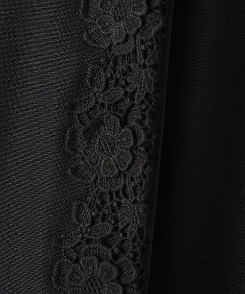 INGEBORG / インゲボルグ ノーカラージャケット | 【OUTLET】エンブロイダリーレースアクセントカーディガンジャケット | 詳細5