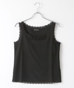 【OUTLET】フラワーモチーフポイントインナーキャミソール