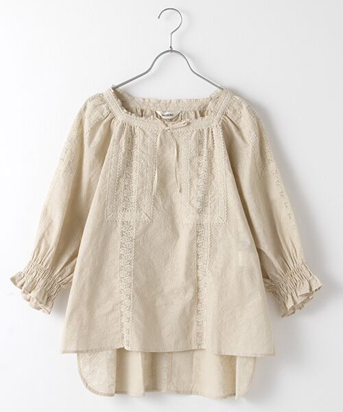 セール】 【OUTLET】ペイズリーモチーフエンブロイダリーレース