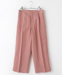 【OUTLET】麻混クロップドパンツ