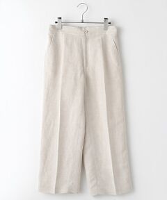 【OUTLET】麻混クロップドパンツ