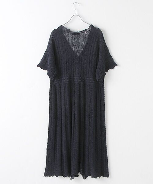 INGEBORG / インゲボルグ カーディガン・ボレロ | 【OUTLET】すかし編みロングニットカーディガン | 詳細5