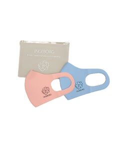 【OUTLET】カメリア＆ロゴポイント機能性マスク２枚セット・ケース付