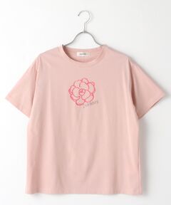 【OUTLET】カメリア＆ロゴワンポイントT-シャツ