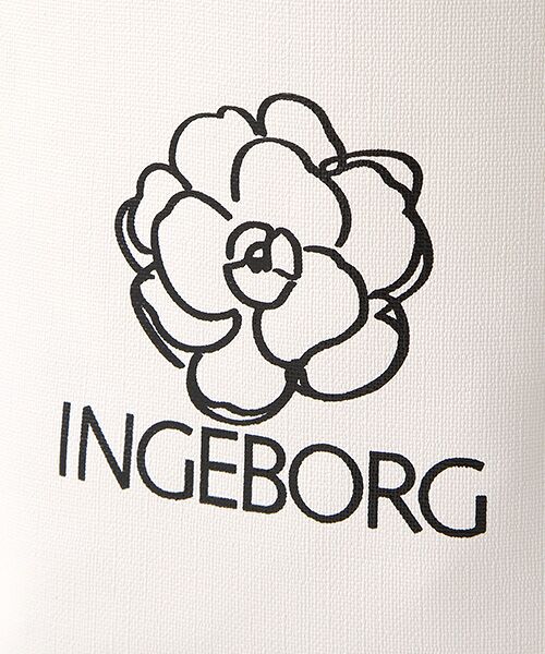 INGEBORG / インゲボルグ トートバッグ | 【OUTLET】ロゴ＆カメリアプリントミニトートバッグ | 詳細5